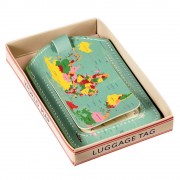 Bagagelapp Vintage World Map